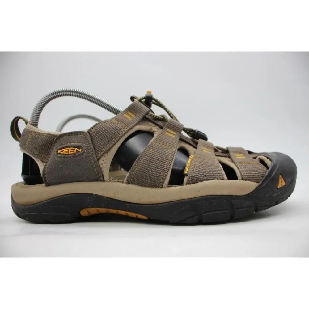 Keen Newport  Black & Brown Men’s 11.5 Waterproof Hiking Sport Sandals Shoes